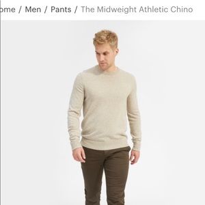 Everlane Men”s Midweight Athletic Chino